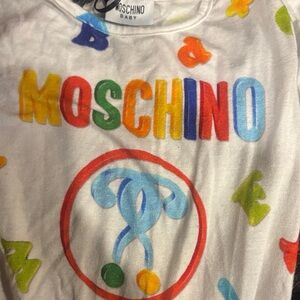 Moschino Baby Multicolor Graphic Tee